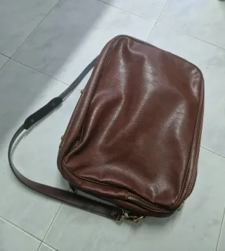 Maleta de Cuero Marrón Novuc