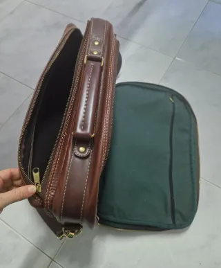 Maleta de Cuero Marrón Novuc