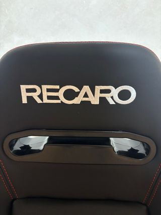 Asientos Recaro Speed Negros Costura Roja Nuevos