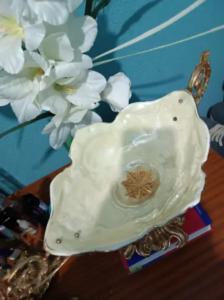 Candelabros Vintage Metal Dorado