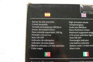 Báscula de baño digital EURO LIFE