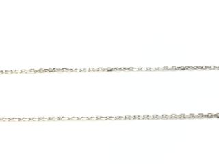 Cadena Fina Oro Blanco 18k