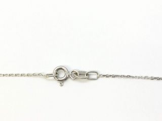 Cadena Fina Oro Blanco 18k