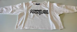 Felpa COMME des FUCKDOWN bianca