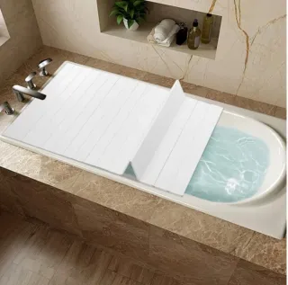 Cubierta plegable para bañera