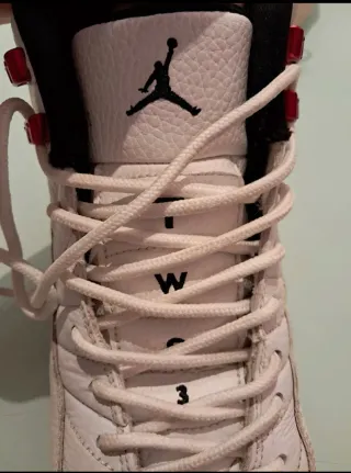 Zapatillas Jordan 12 Baloncesto Blancas y Rojas