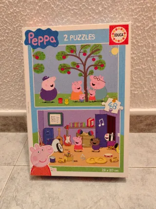 2 Puzzles Peppa Pig Educa
