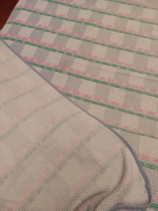 Copriletto trapuntino singolo a quadri