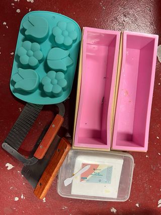 Set para hacer jabones artesanales Usado una sola