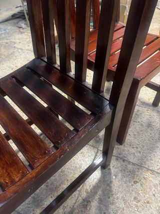 Silla de madera para cocina