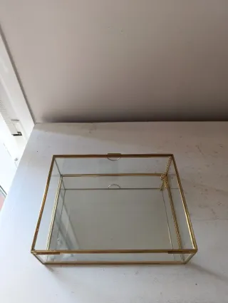 Cajita joyero de cristal