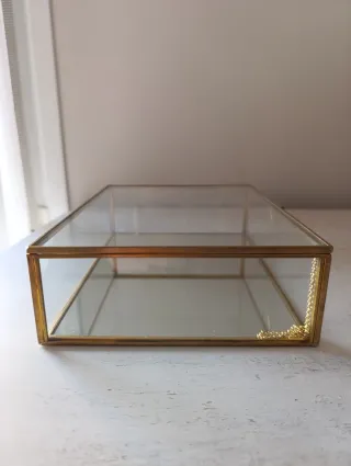 Cajita joyero de cristal