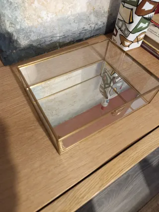 Cajita joyero de cristal