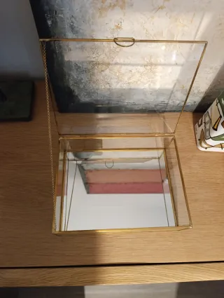 Cajita joyero de cristal