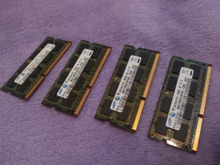 4 Memorias RAM Samsung 2GB DDR3