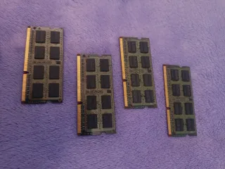 4 Memorias RAM Samsung 2GB DDR3