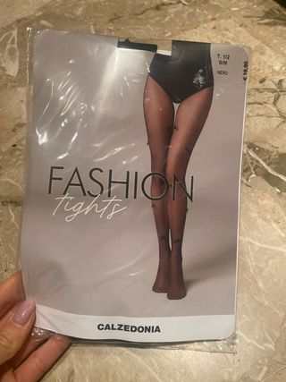 Collant Calzedonia neri con fiocchi