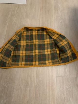 Chaleco safari forro cuadros