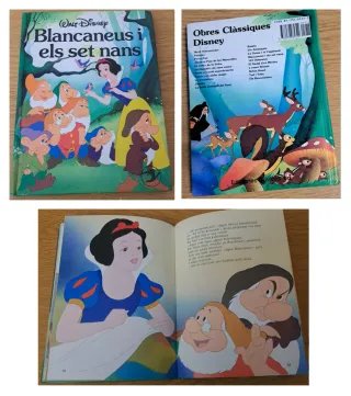 Pack 5 libros infantiles Walt Disney en catalán.