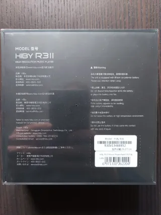 HiBy R3 II reproductor Hi-Res PRECINTADO