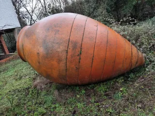 TINAJA TINA VINO BARRO GRANDE GIGANTE ANTIGUA