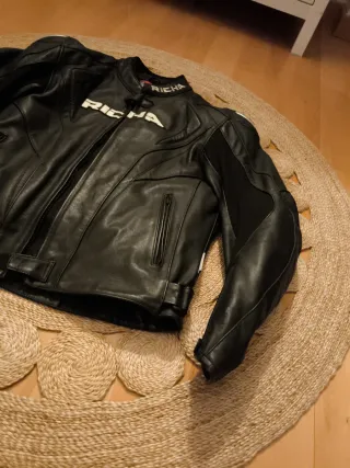 Chaqueta de moto Richa negra