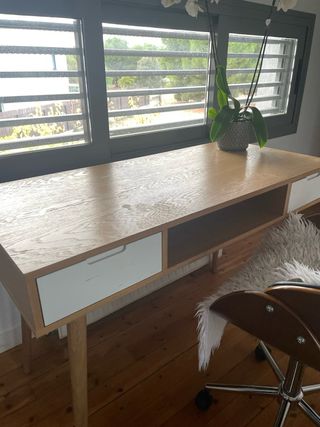 Scrivania in legno chiaro MAISON DU MONDE