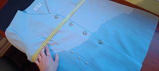 Traje chaqueta y falda Roset azul