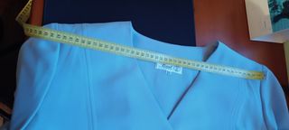 Traje chaqueta y falda Roset azul