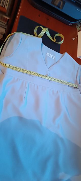 Traje chaqueta y falda Roset azul