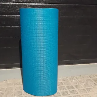 Esterilla de yoga azul