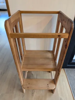 Trona evolutiva de madera maciza para bebés y niño