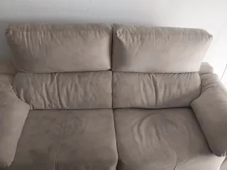 Sofá de 3 plazas beige