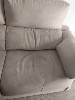 Sofá de 3 plazas beige