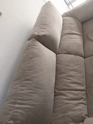 Sofá de 3 plazas beige