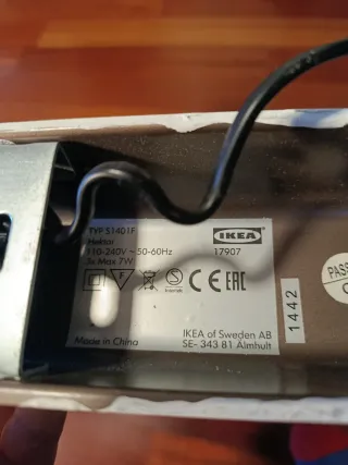 Lámpara de pared triple foco