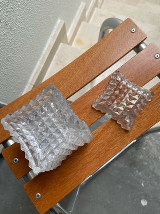 Ceniceros de cristal retro vintage