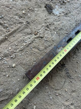 Formón para vertedera 40x30x900mm