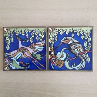 V23 AZULEJOS MODERNISTAS MARTIN PESCADOR PAVO REAL