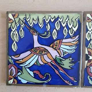 V23 AZULEJOS MODERNISTAS MARTIN PESCADOR PAVO REAL