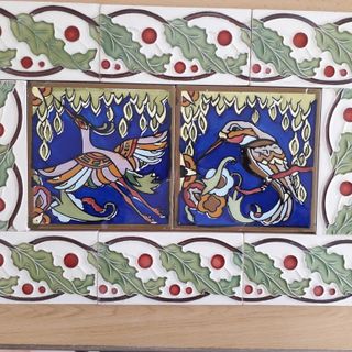 V23 AZULEJOS MODERNISTAS MARTIN PESCADOR PAVO REAL