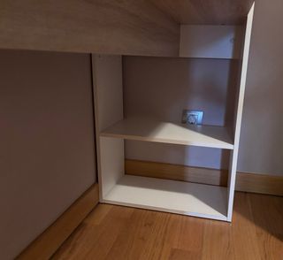 Escritorio Blanco y Madera Leroy Merlin