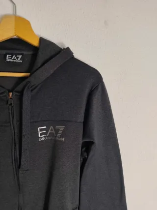 Chaqueta con cremallera Gris Emporio Armani