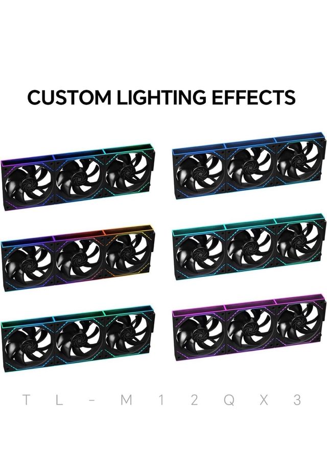 Pack 3 Ventiladores RGB PC