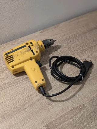 Taladro percutor vintage amarillo