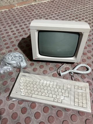 Telettra Monitor y Teclado +cable Beige Antiguo