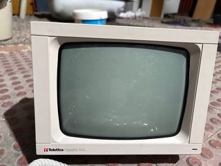 Telettra Monitor y Teclado +cable Beige Antiguo