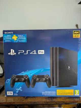 Consola Sony PS4 Pro 1TB Negra + Juegos