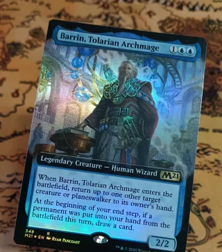 CARTA MAGIC FOIL - BARRIN, TOLARIAN ARCHMAGE
