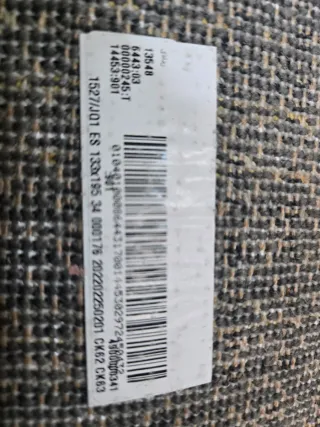 Alfombra gris Ikea 133x195 cm